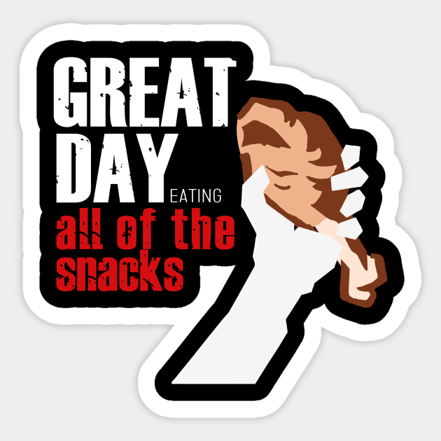 Great Day Turkey Leg Sticker by EnchantedTikiTees